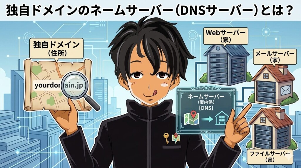 ドメインのネームサーバーの変更方法